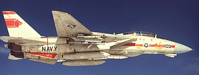 F14A Tomcat of VF-1 Wolfpack
